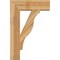 Ekena Millwork Funston Block Rough Sawn Bracket, Western Red Cedar, 6"W x 24"D x 36"H BKT06X24X36FST05RWR - alternate 3